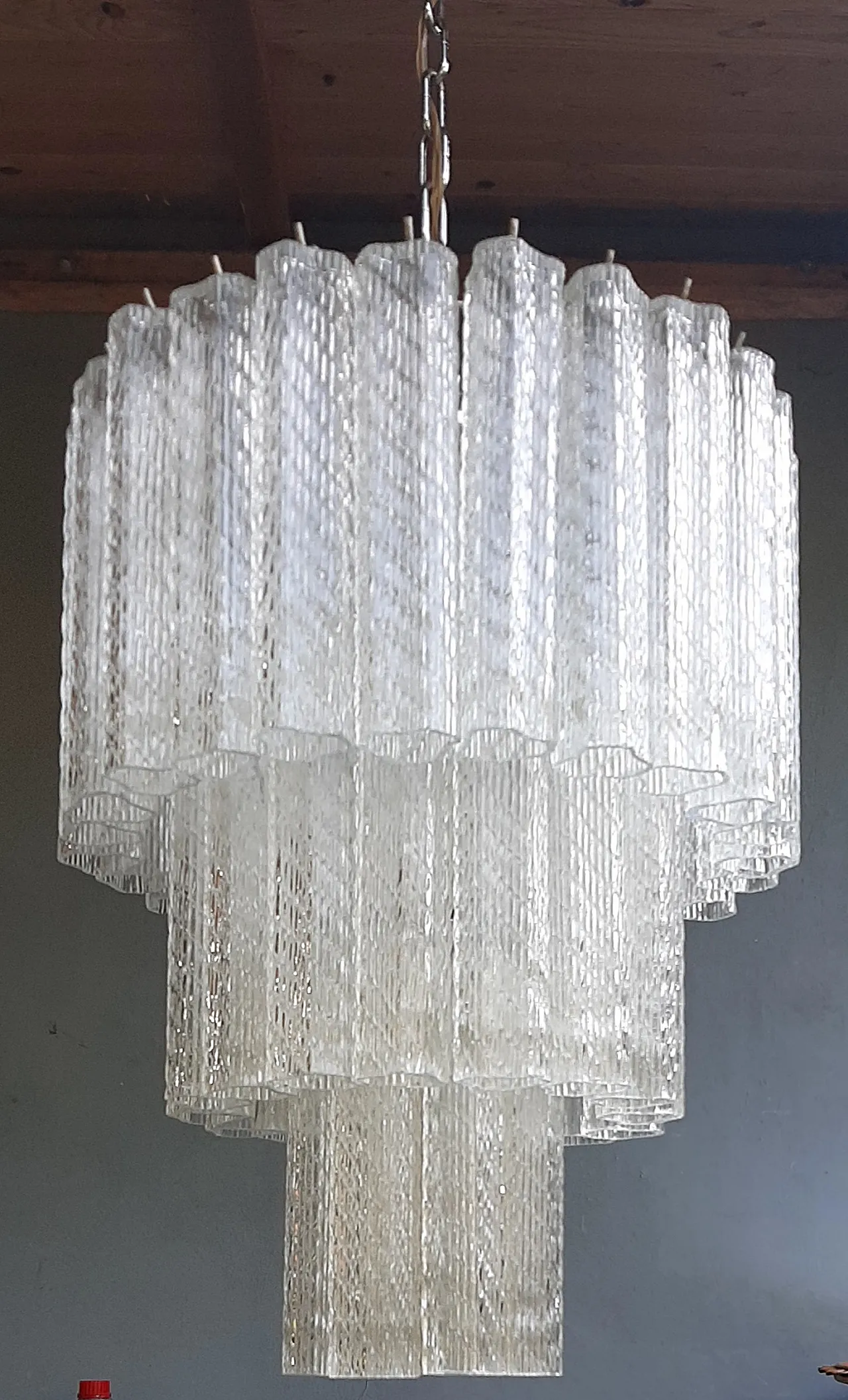 Murano chandelier in Venini style, 1960s 6