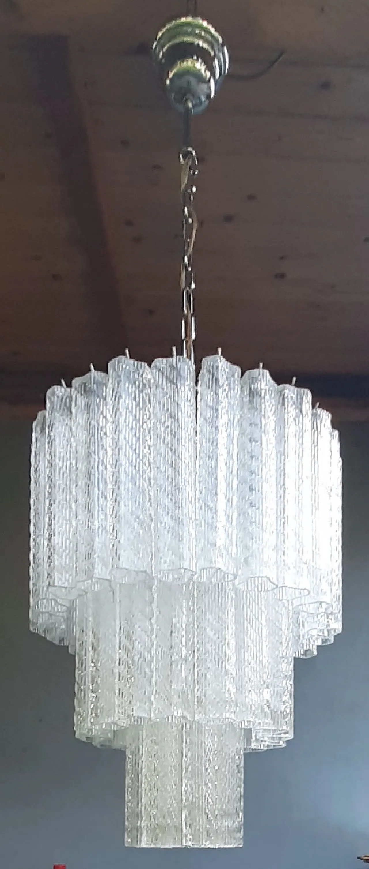Murano chandelier in Venini style, 1960s 7