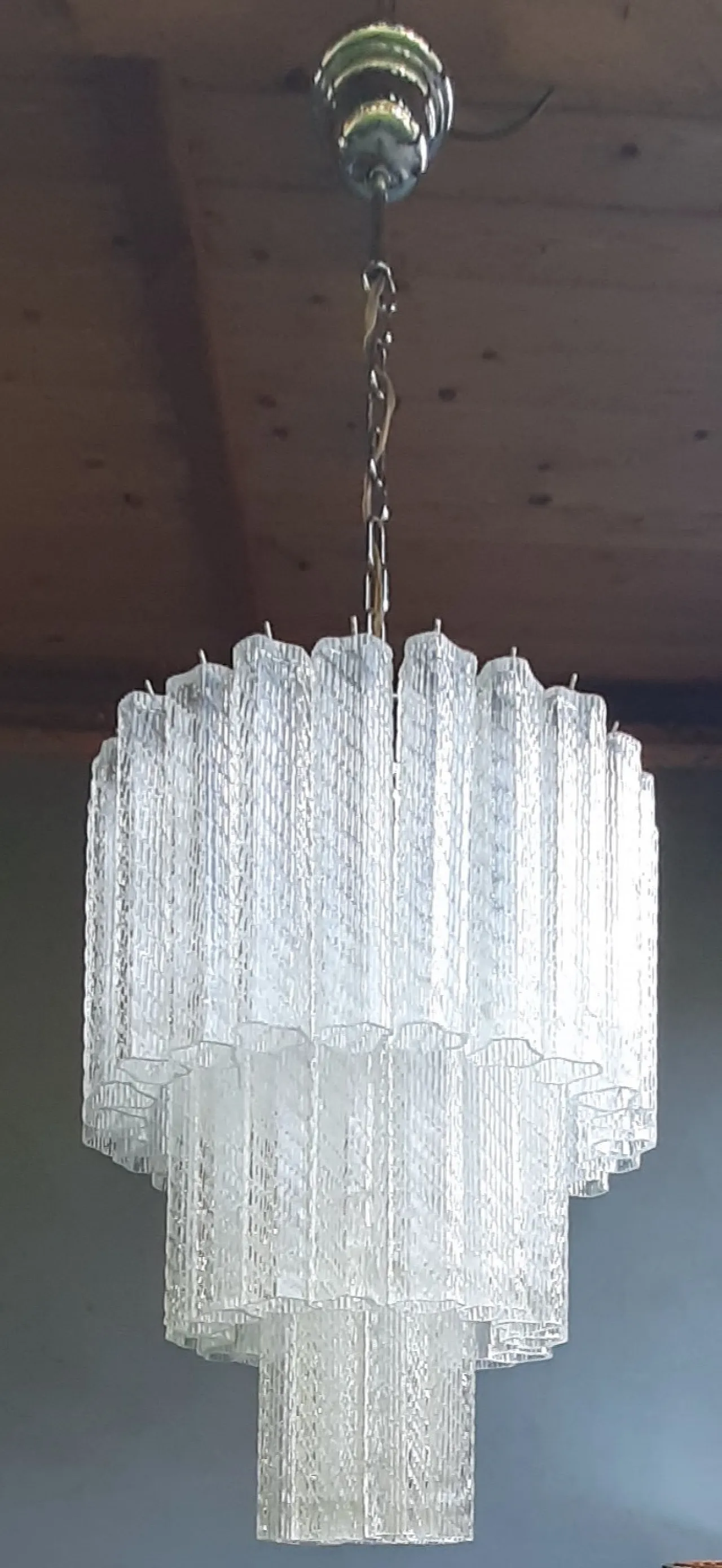 Murano chandelier in Venini style, 1960s 8
