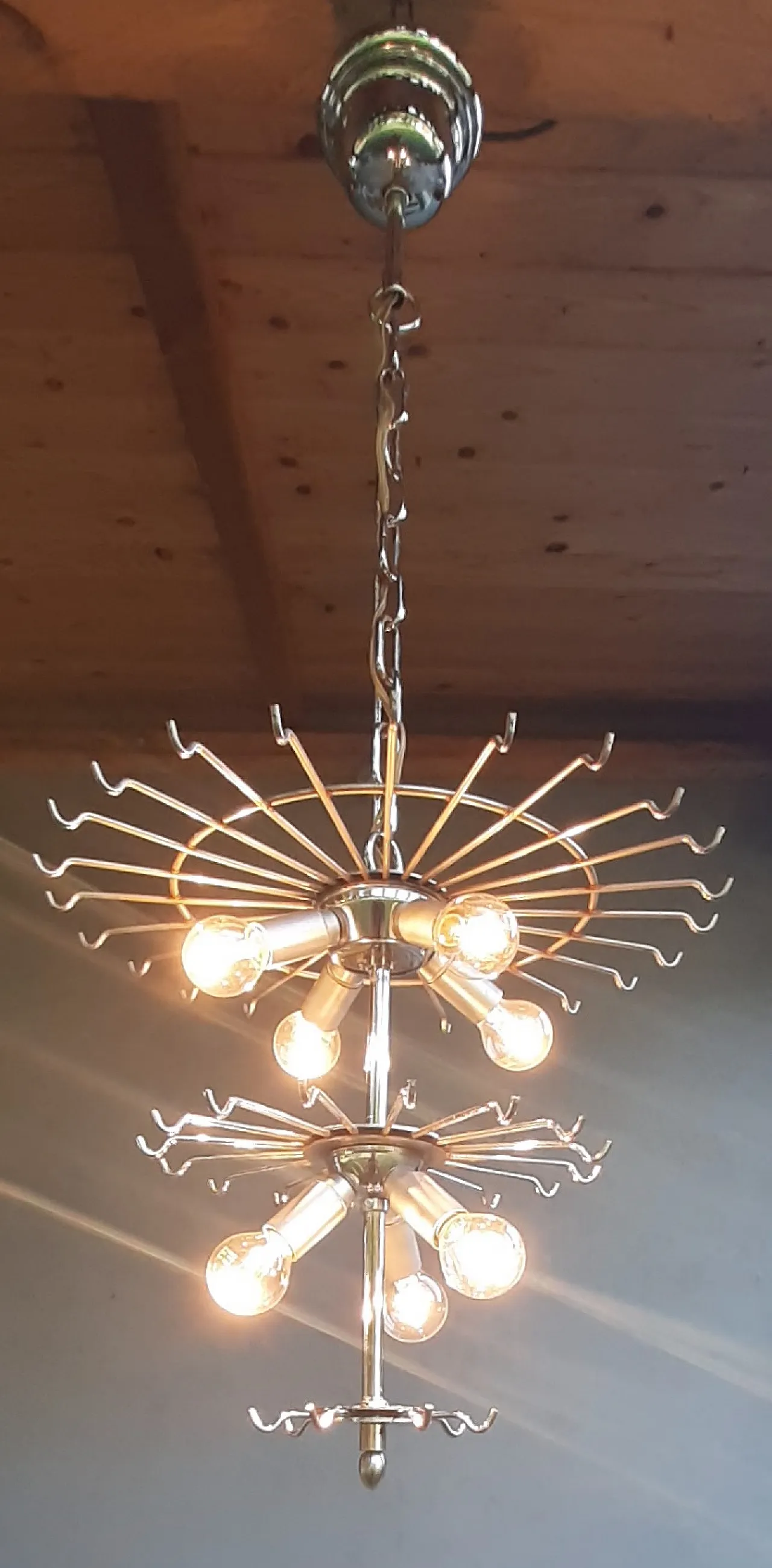 Murano chandelier in Venini style, 1960s 11
