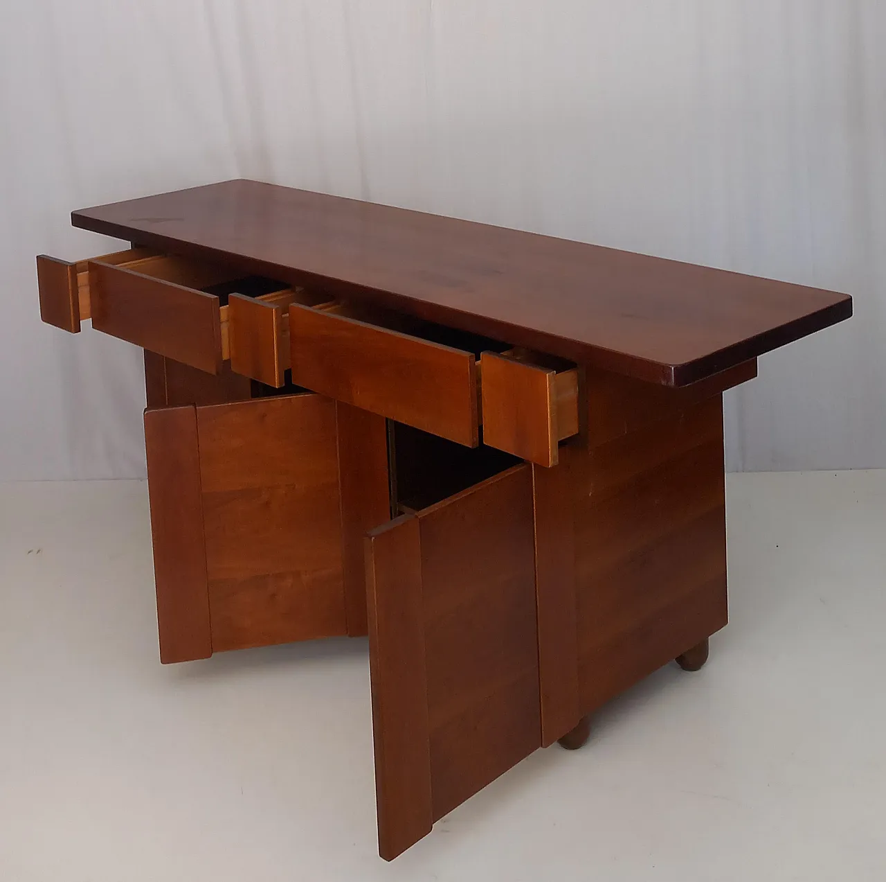 Italian Mid-Century Walnut Sideboard, 1970s 2