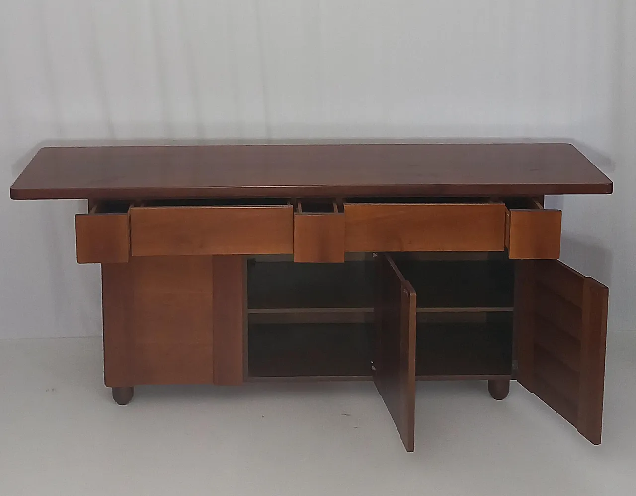 Italian Mid-Century Walnut Sideboard, 1970s 8