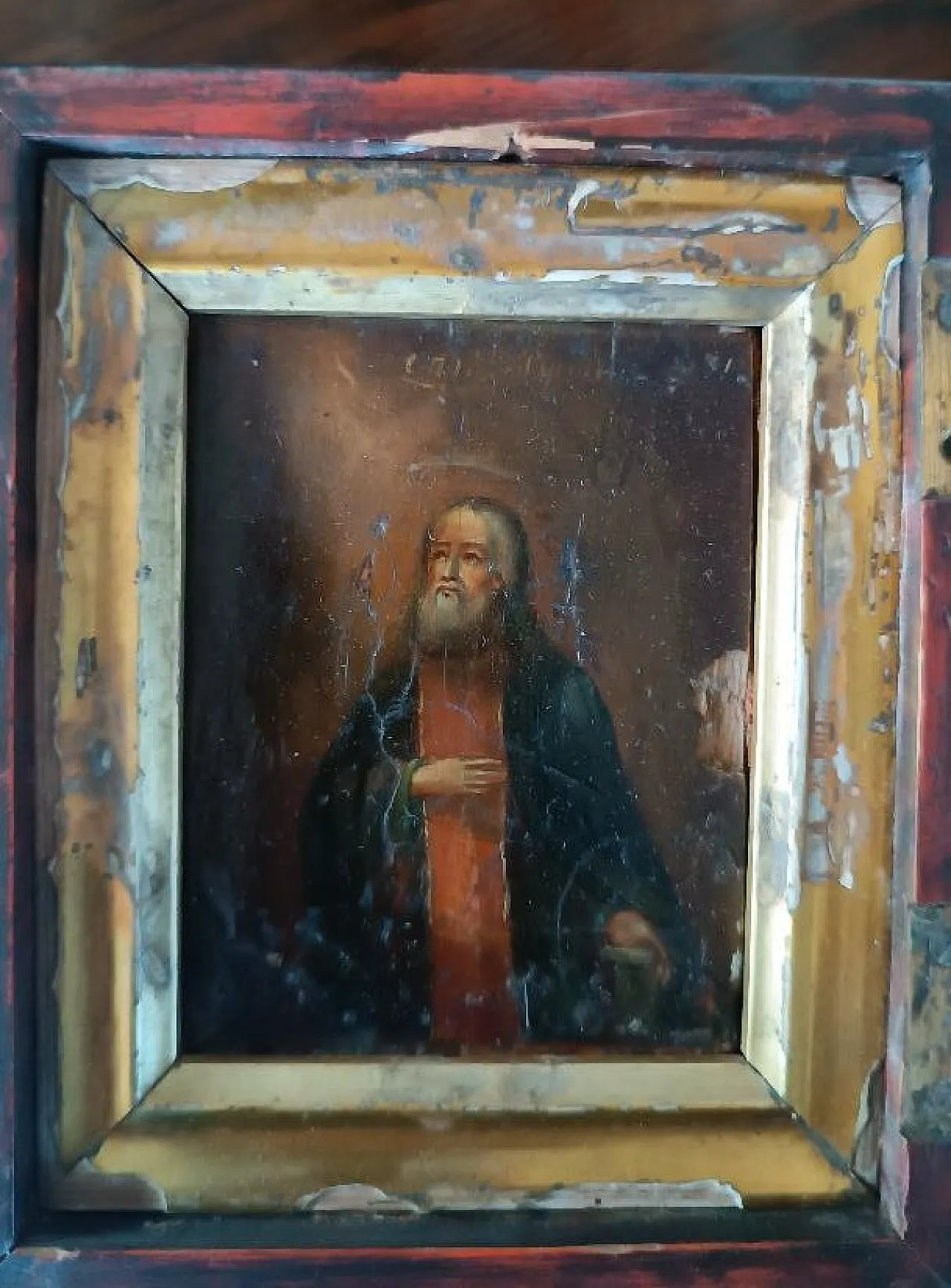 Travel icon of Saint Seraphim of Sarov, tempera on wood, 18th century 2