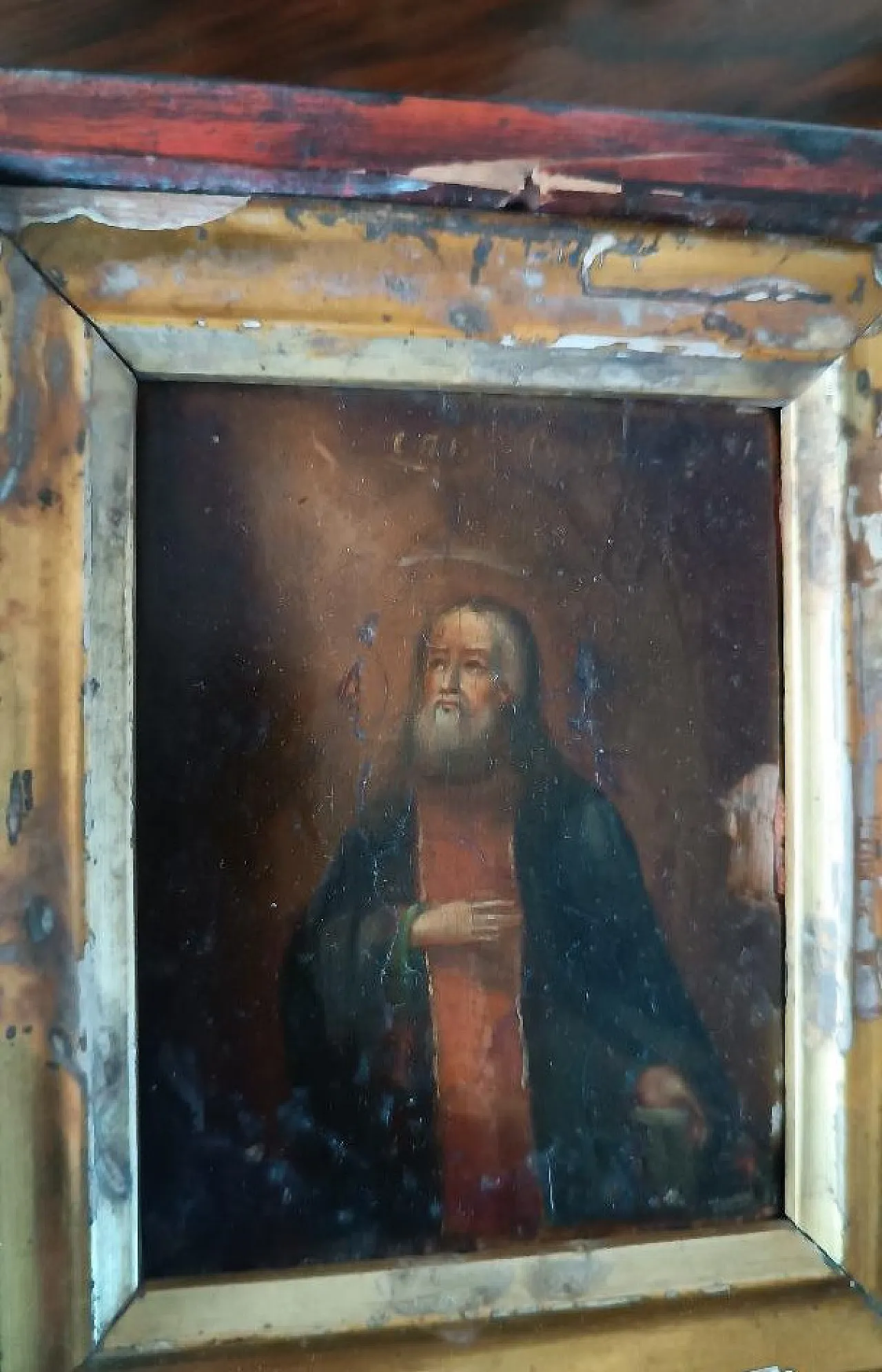 Travel icon of Saint Seraphim of Sarov, tempera on wood, 18th century 3