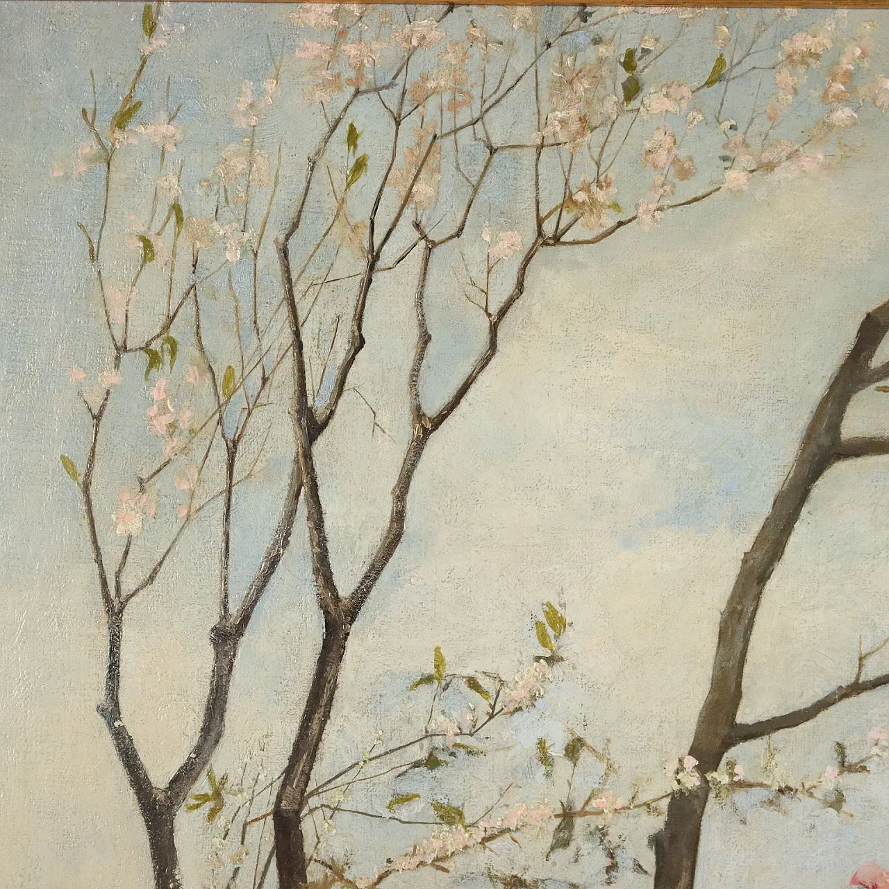 Lambert Von Babo, Scena di corteggiamento, olio su tela, '800 6