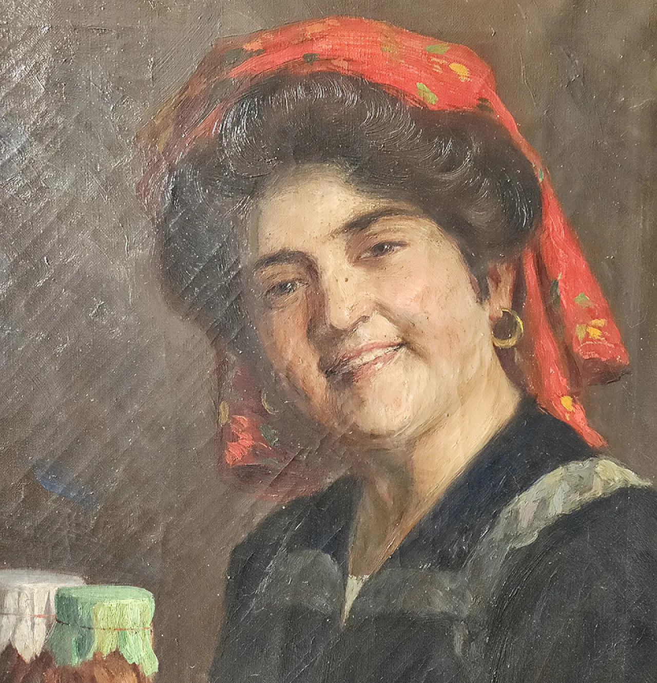 "Gitana con vassoio di frutta" 3