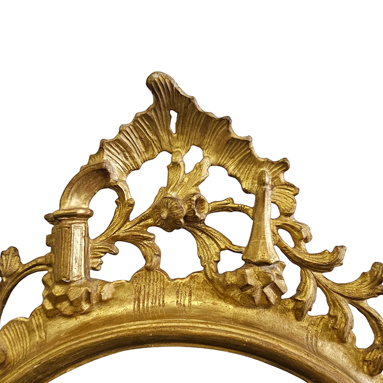 Specchiera in legno dorato 4