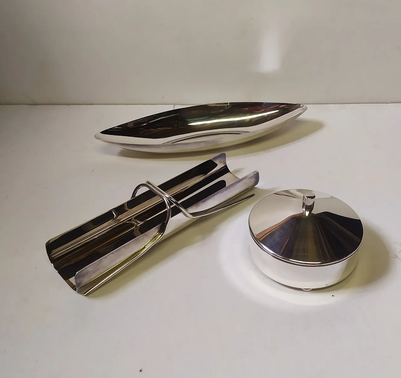 3 Oggetti di Lino Sabattini per Christofle, anni '70 1