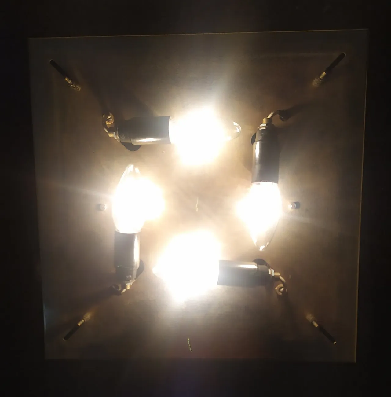 Lampada da parete grande in vetro di Murano di Mazzega, anni '70 10