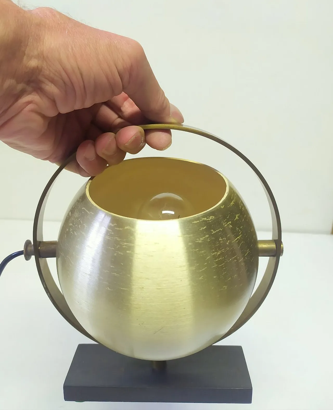 Lampada da tavolo di Oscar Torlasco per Stilux Milano, anni '50 6