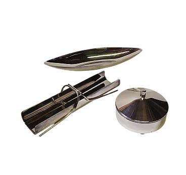 3 Oggetti di Lino Sabattini per Christofle, anni '70