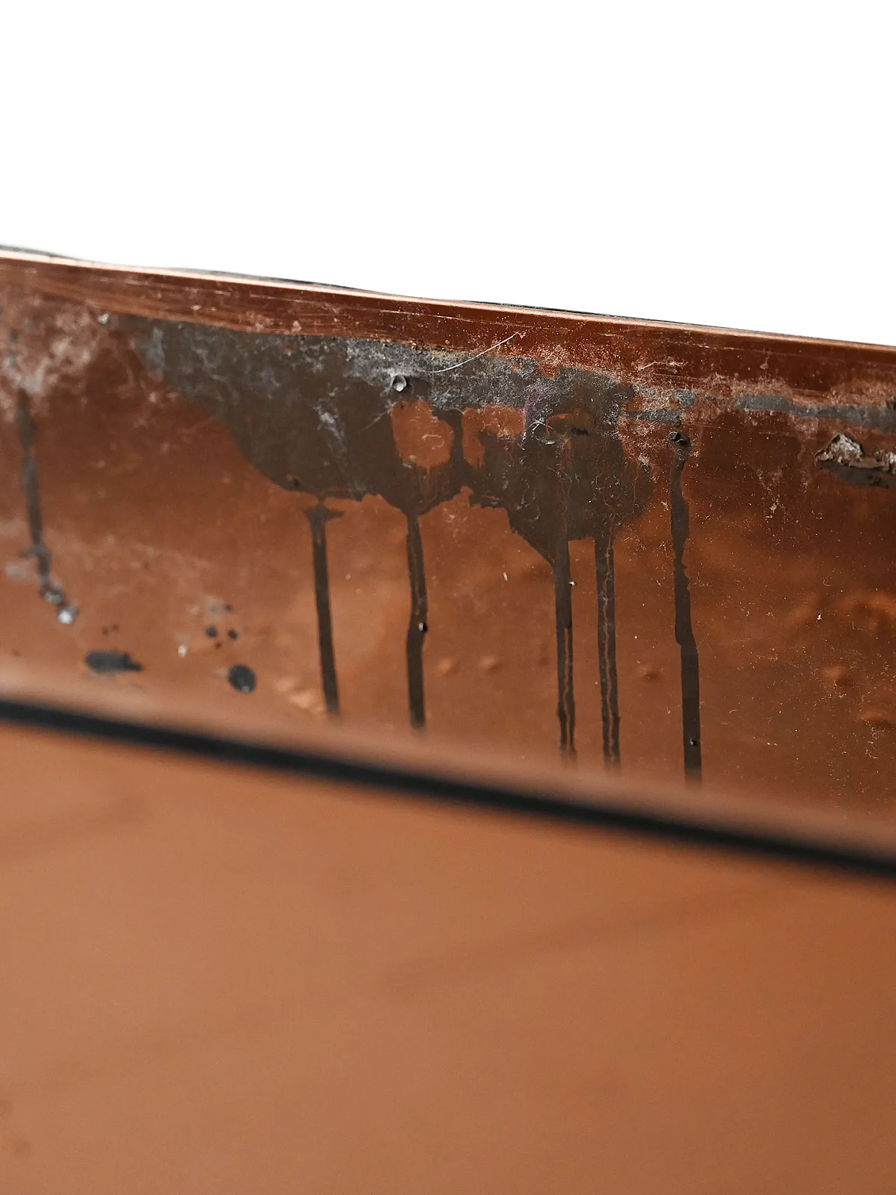 Portafiori scandinavo anni ’60 in rame e metallo 6