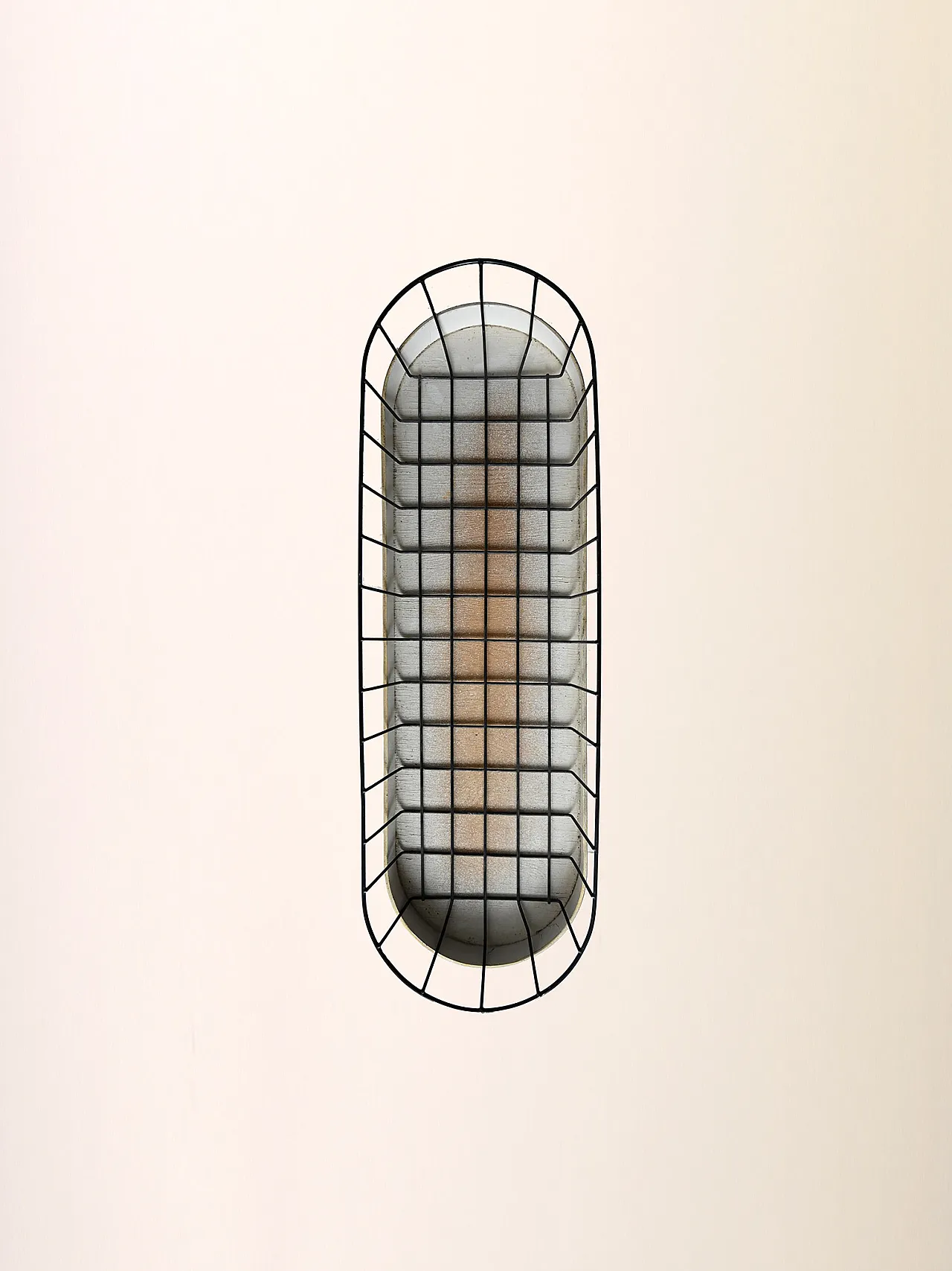 Portafiori scandinavo anni ’60 in teak e metallo 9