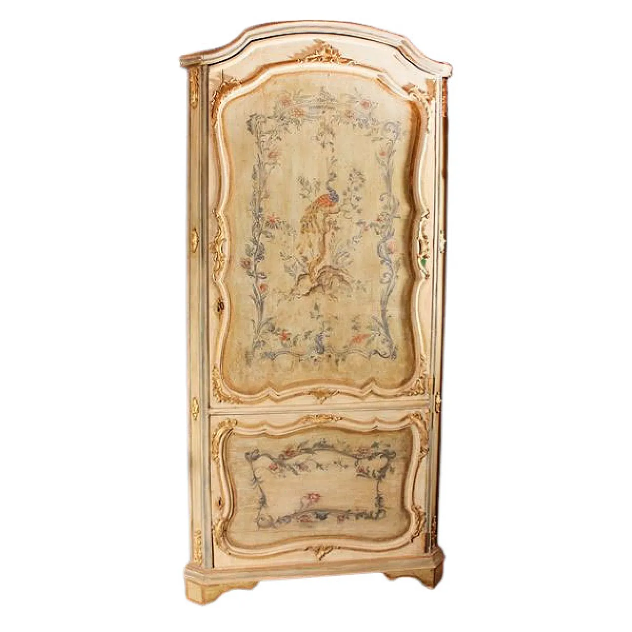 Mobile cantonale in legno laccato e dorato 1