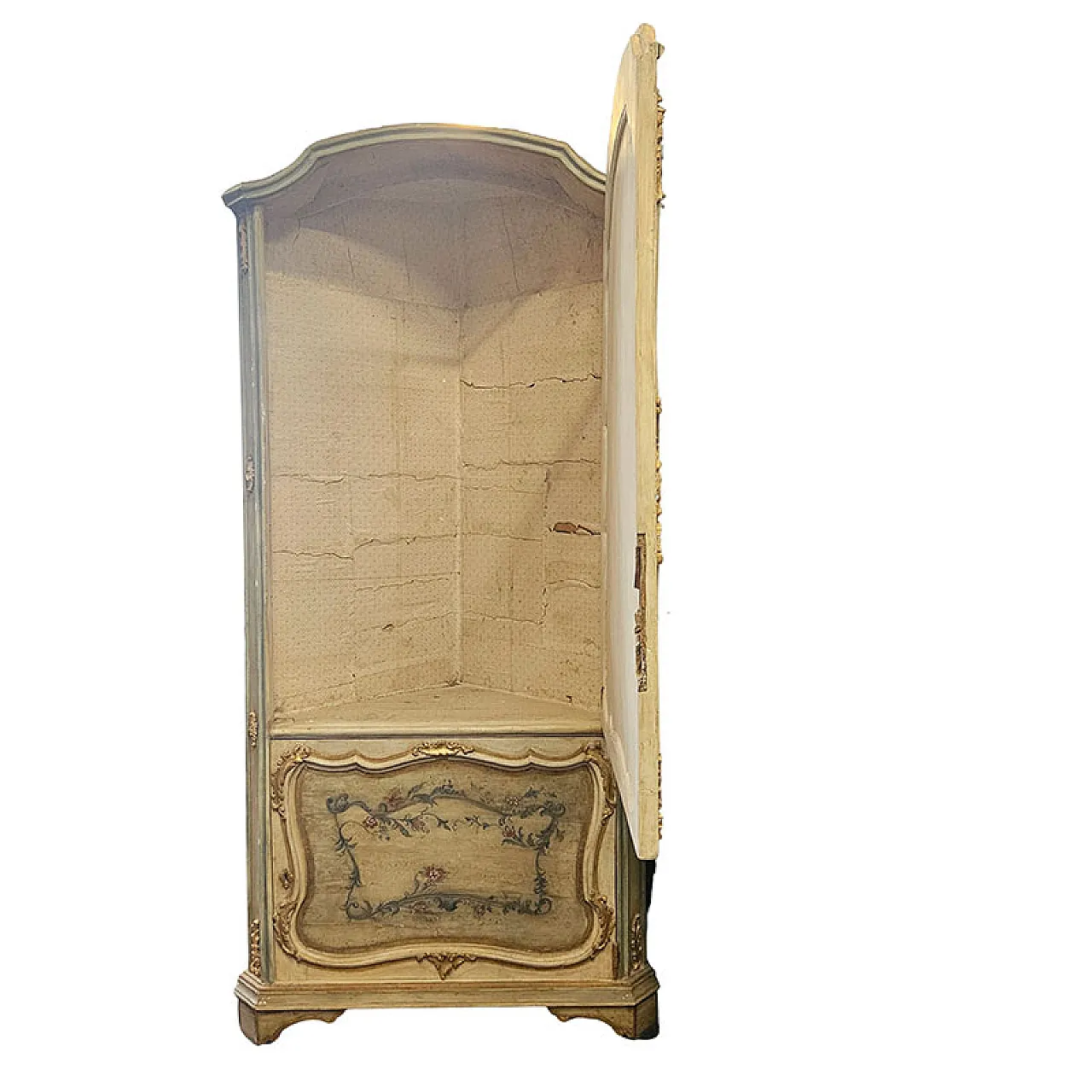 Mobile cantonale in legno laccato e dorato 5