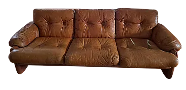 Sofa and 2 coronado armchairs of Tobia Scarpa B&B Italia, 70s