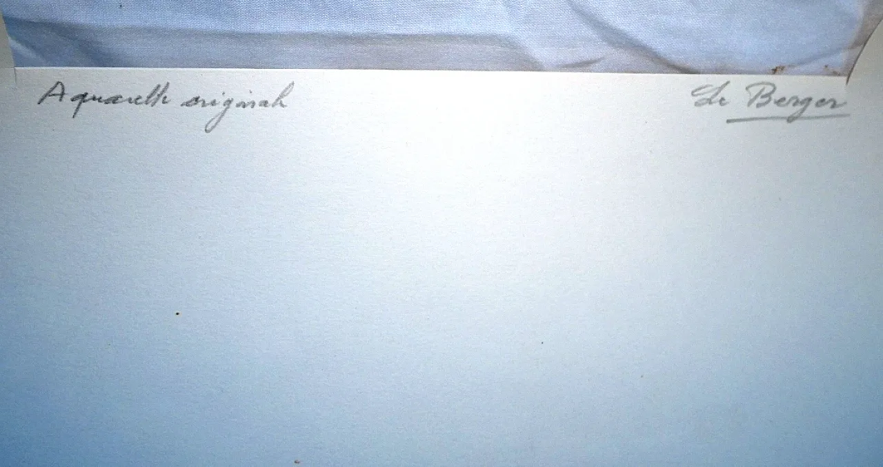 Acquerello di Robert Le Berger, anni '50 6