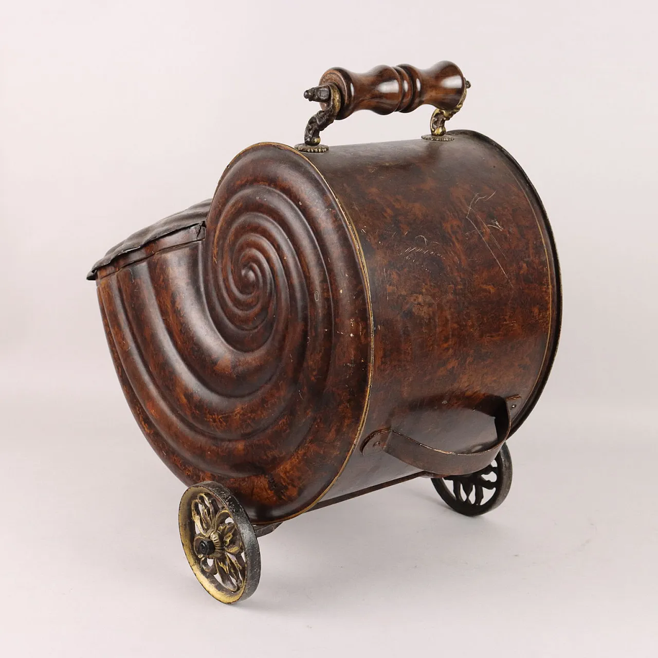 Carrello portacarbone in ferro, '900 9