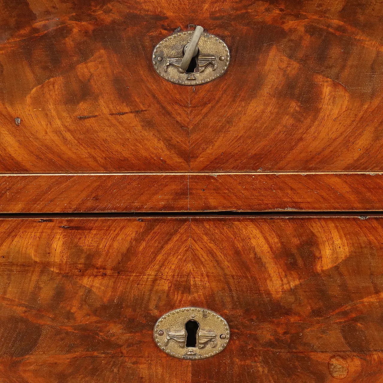 Chest of drawers Umbertino in mahogany, 19th century 4