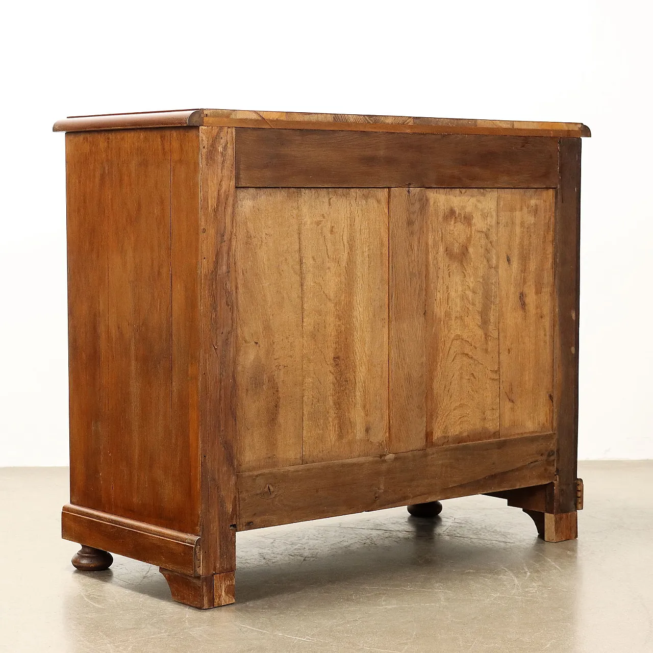 Chest of drawers Umbertino in mahogany, 19th century 8