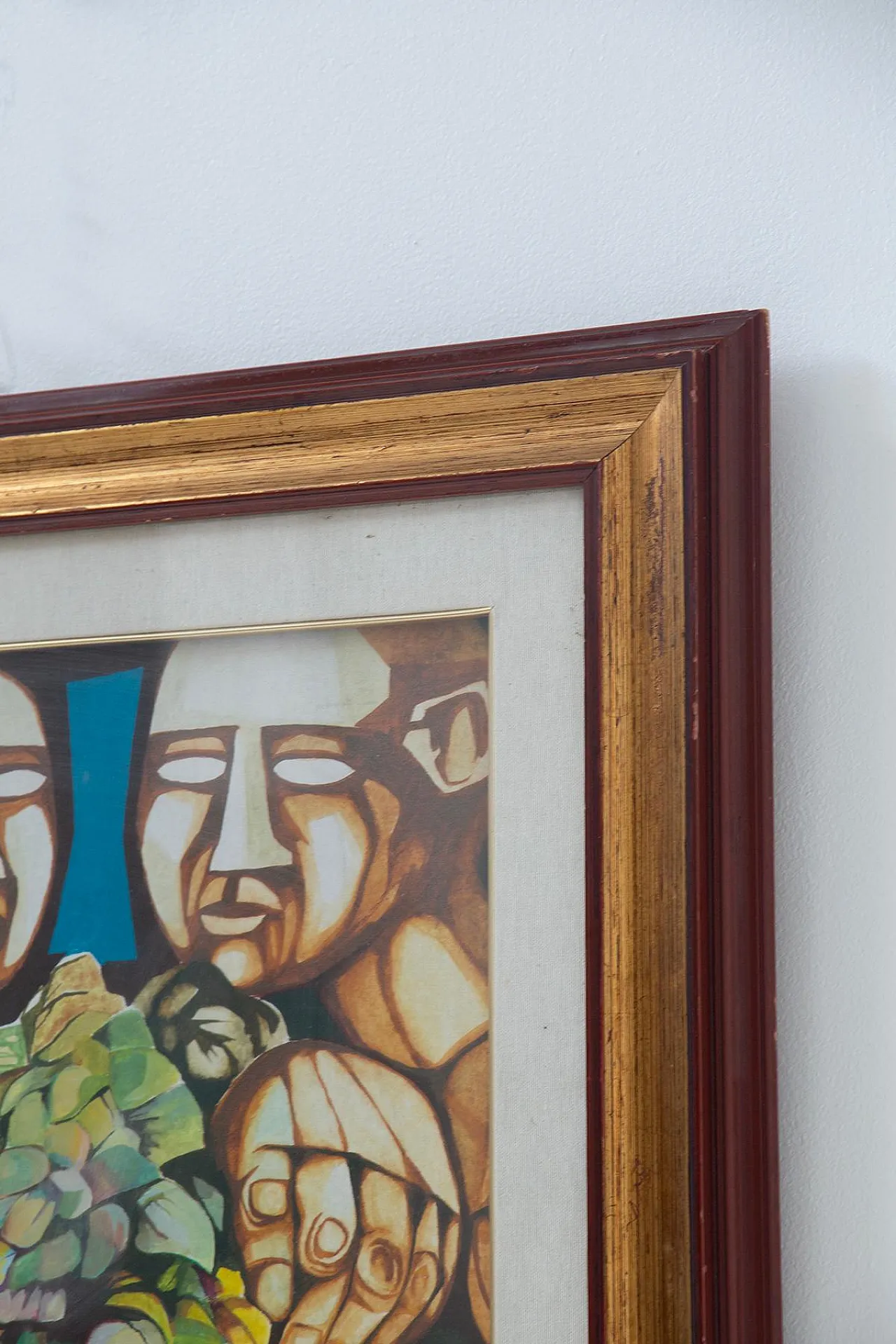 Work on canvas by Mario Barbieri, 1970s 8