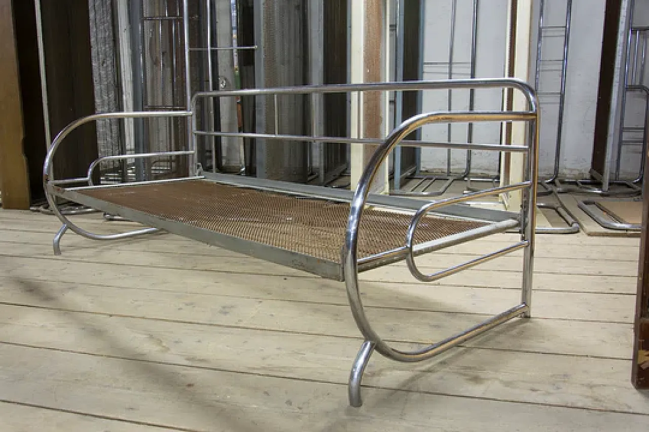 Divano Bauhaus cromato, anni '30 5
