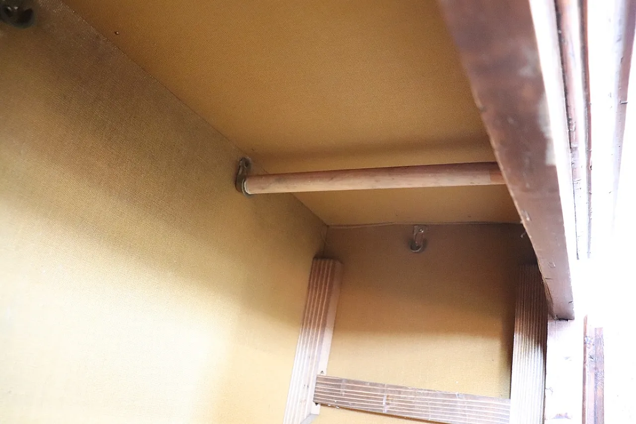 Solid poplar wardrobe, early 19th century 13