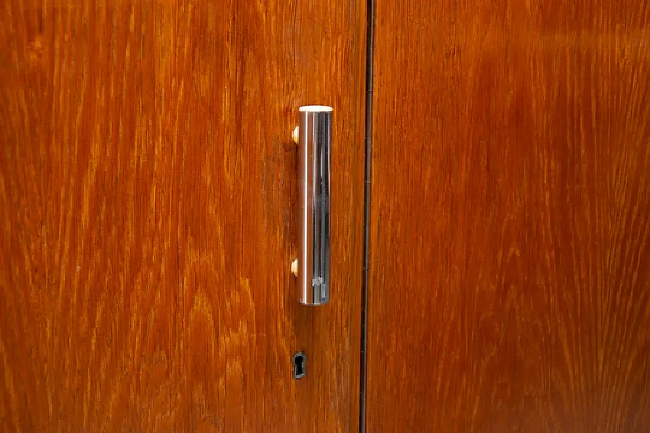Bauhaus wardrobe with chrome details, 1930s 6