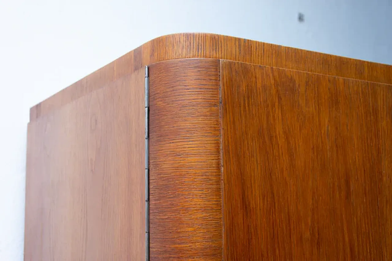 Bauhaus wardrobe with chrome details, 1930s 12