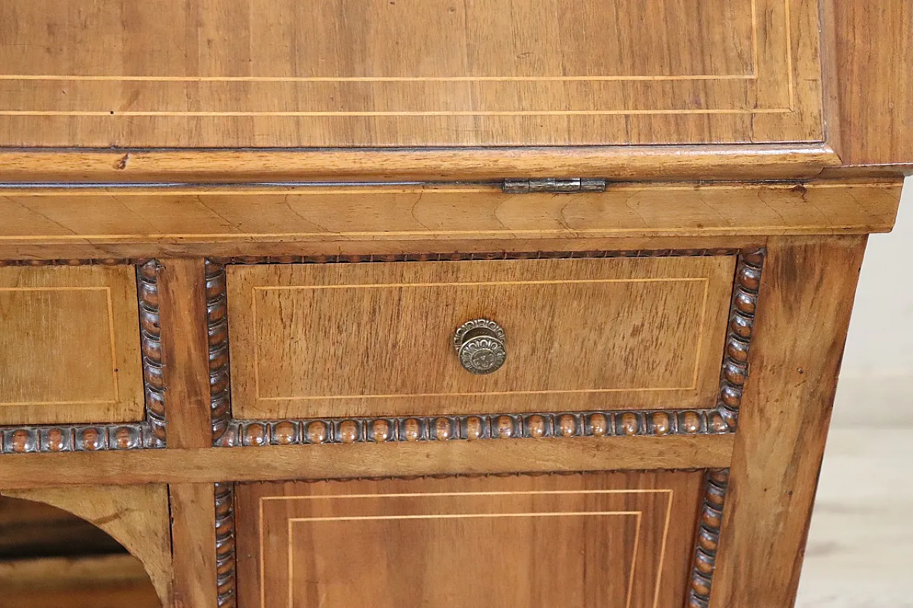 Walnut desk, first half of the 19th century 15