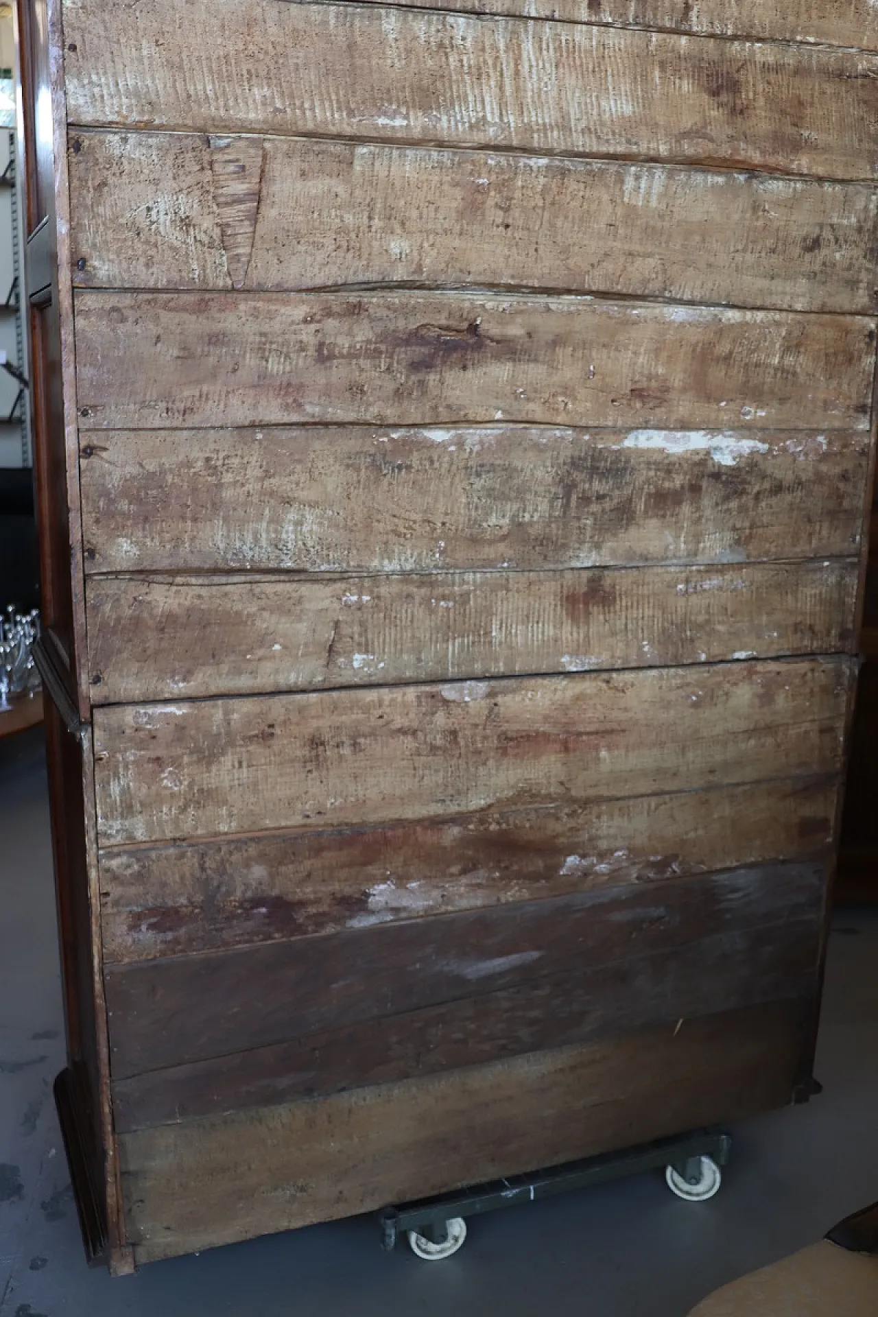 Credenza dispensa in pioppo massello, metà '700 21