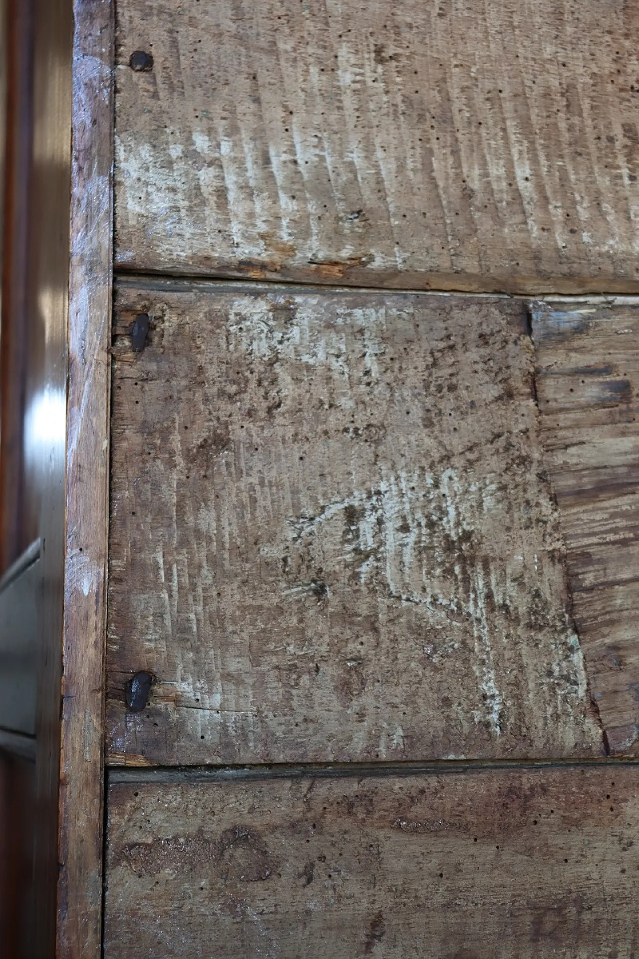 Credenza dispensa in pioppo massello, metà '700 22