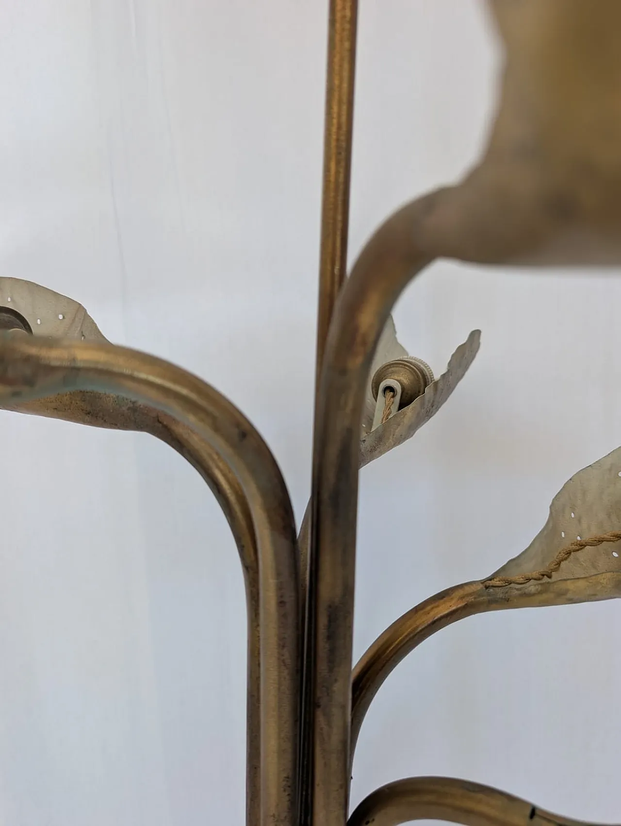 Brass Chandelier by Angelo Lelii for Arredoluce, 1951 5