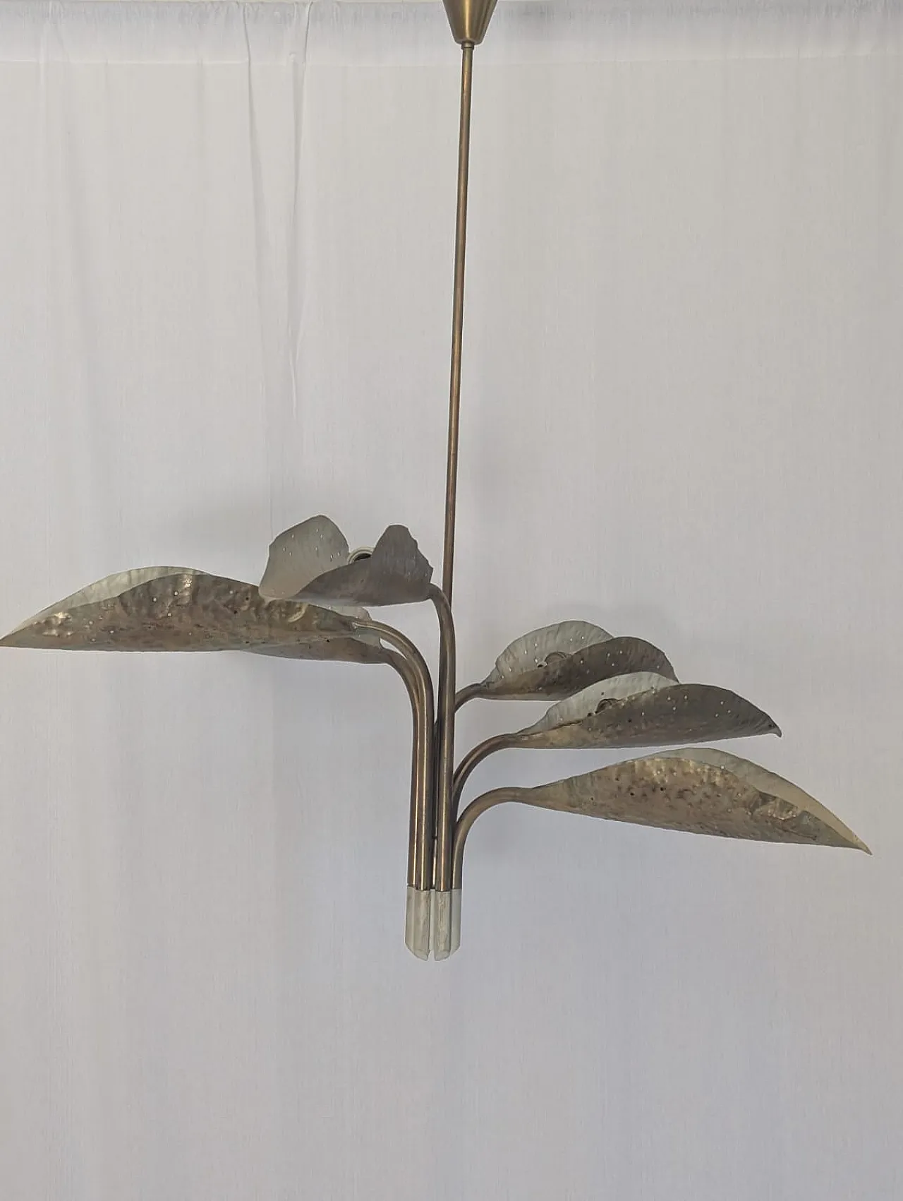 Brass Chandelier by Angelo Lelii for Arredoluce, 1951 6