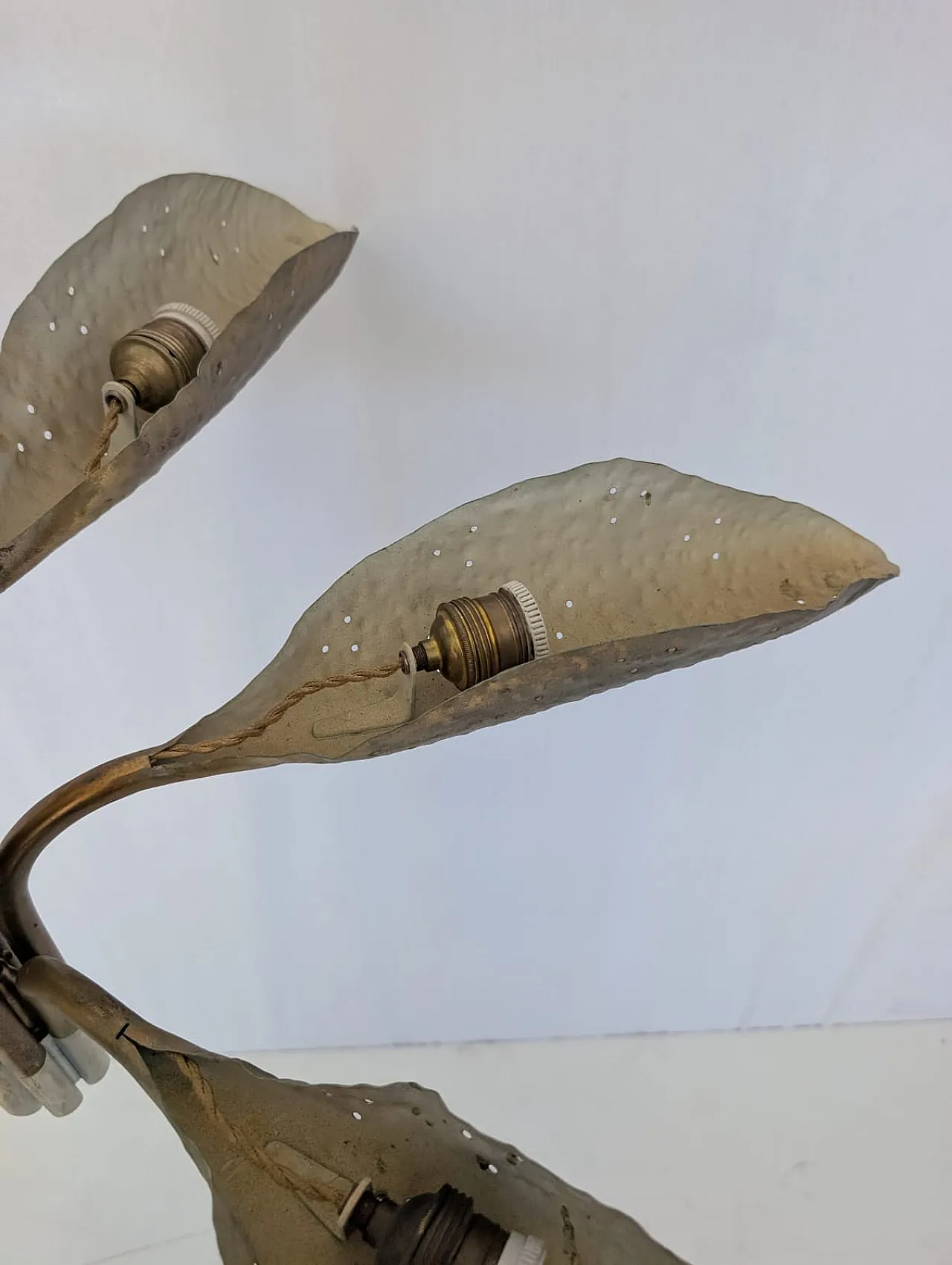 Brass Chandelier by Angelo Lelii for Arredoluce, 1951 7