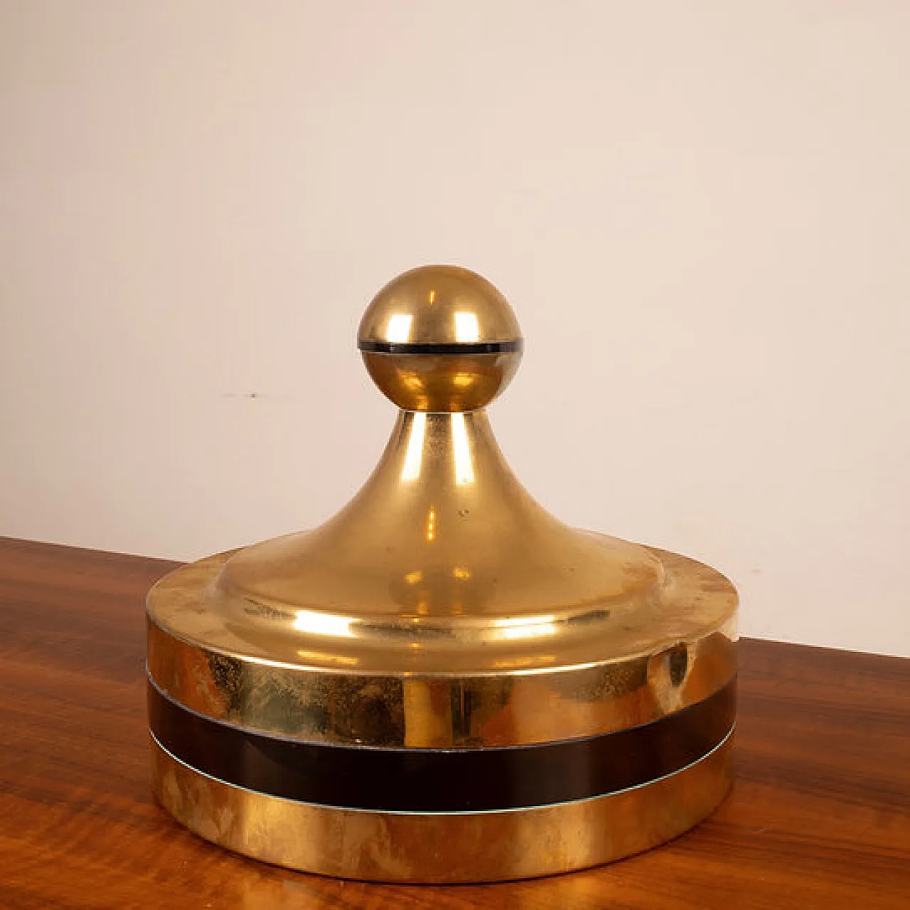 Scatola in ottone e plexiglass di Renato Meneghetti per DDD, anni '70 4