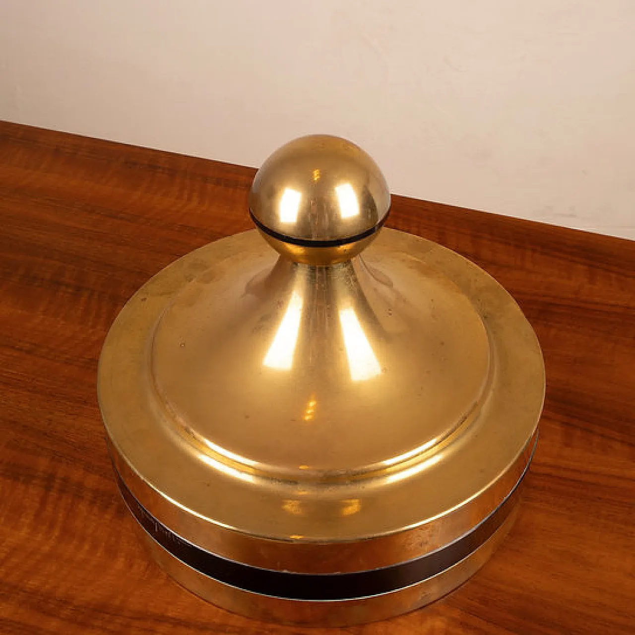 Scatola in ottone e plexiglass di Renato Meneghetti per DDD, anni '70 6