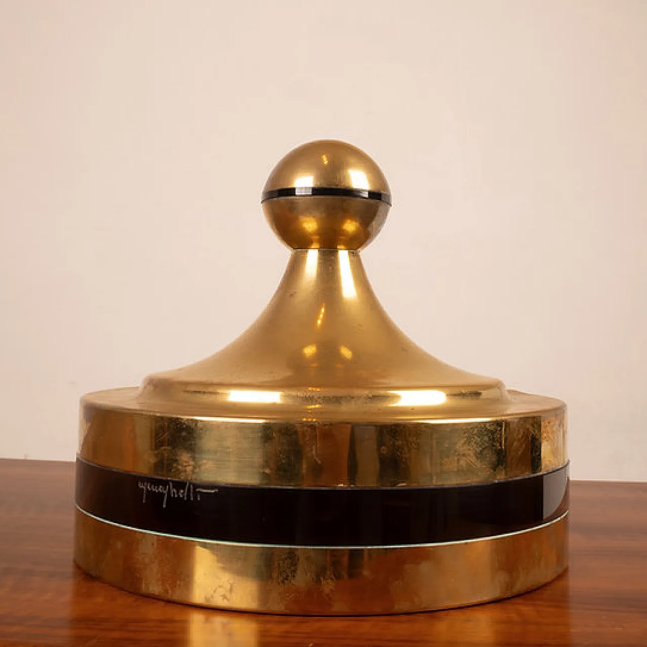 Scatola in ottone e plexiglass di Renato Meneghetti per DDD, anni '70 9