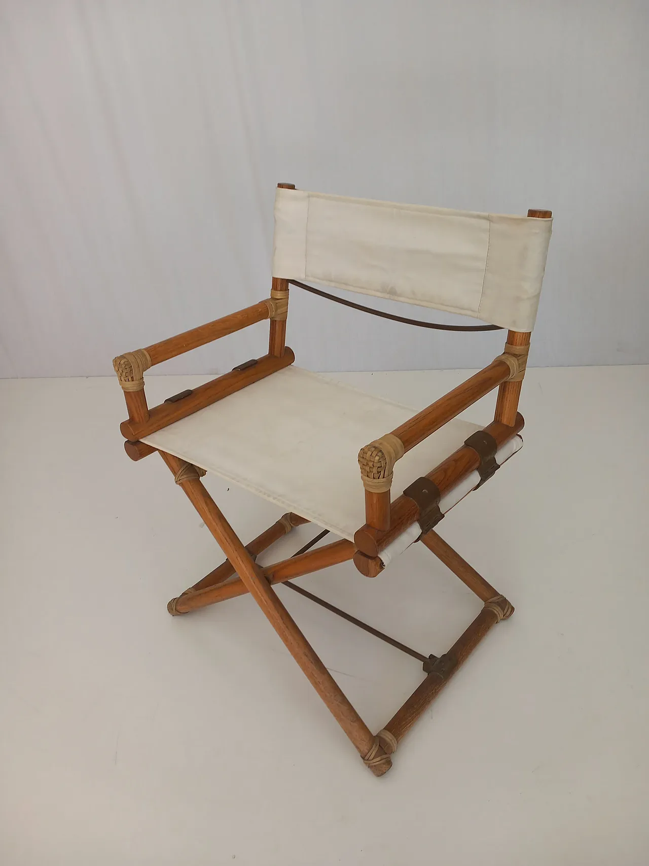 Pair of McGuire Director’s Chairs, 50s 3