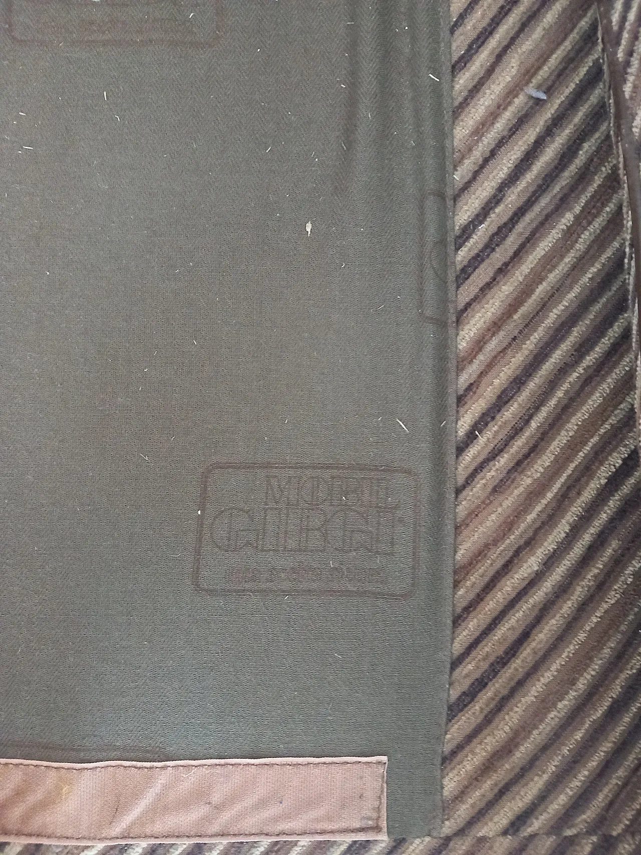 Brown Velvet 3-Seater Sofa by Mobil Girgi, 70s 4