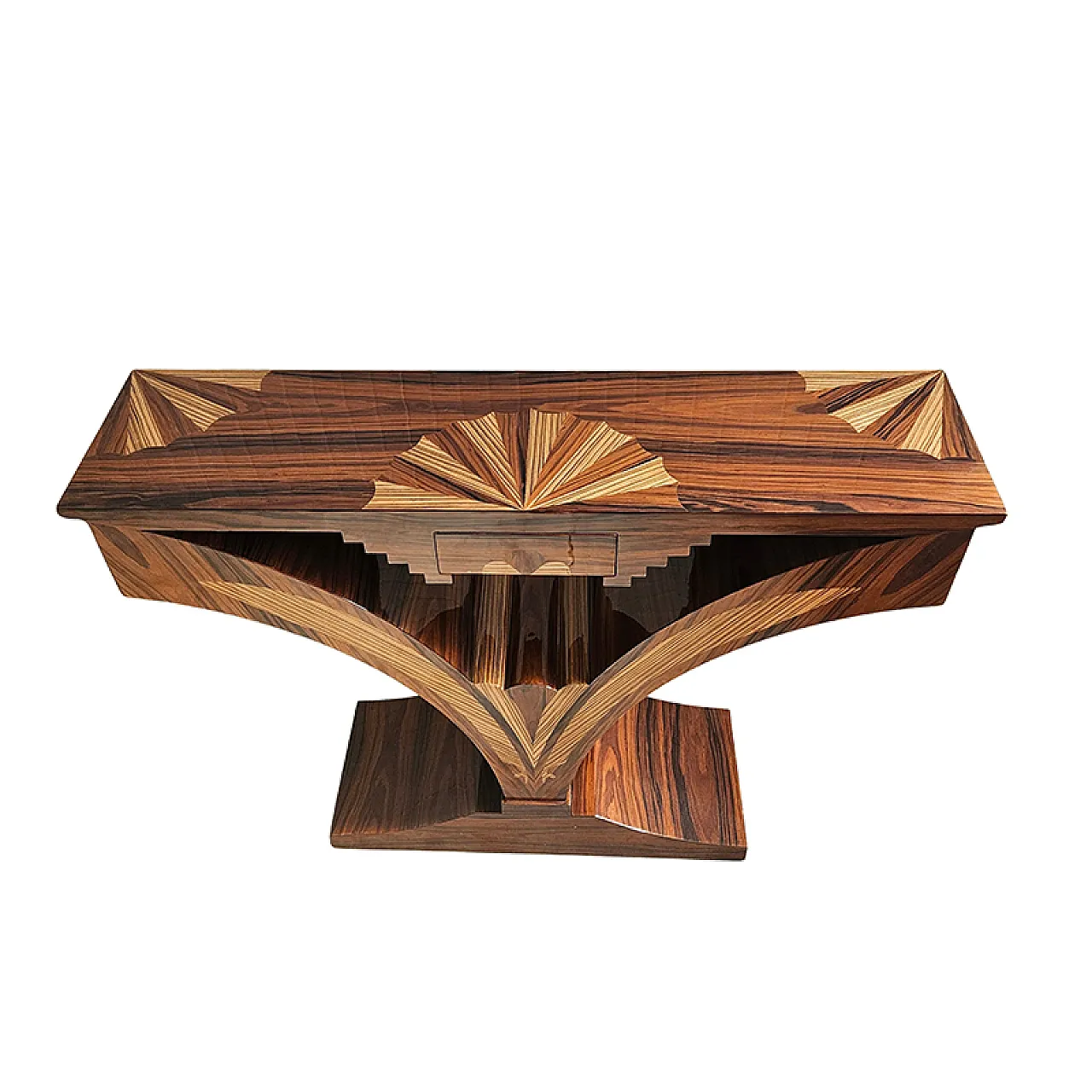 Consolle art déco in noce 5