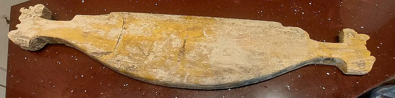 Chiave del carretto siciliano in legno intagliato, '800 11