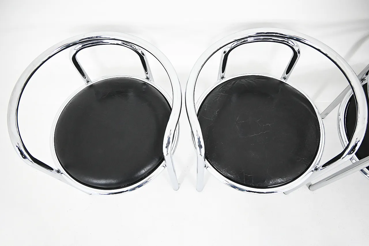 4 Sedie Locus Solus di Gae aulenti per Poltronova, anni '60 8