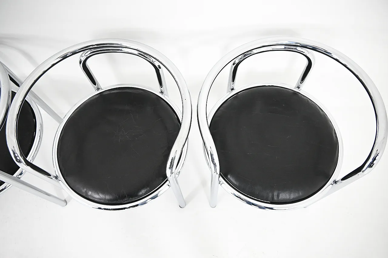 4 Sedie Locus Solus di Gae aulenti per Poltronova, anni '60 9