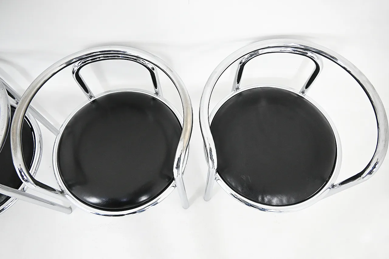 "Locus Solus" sedie di Gae Aulenti per Poltronova, anni '60, set di 6 11