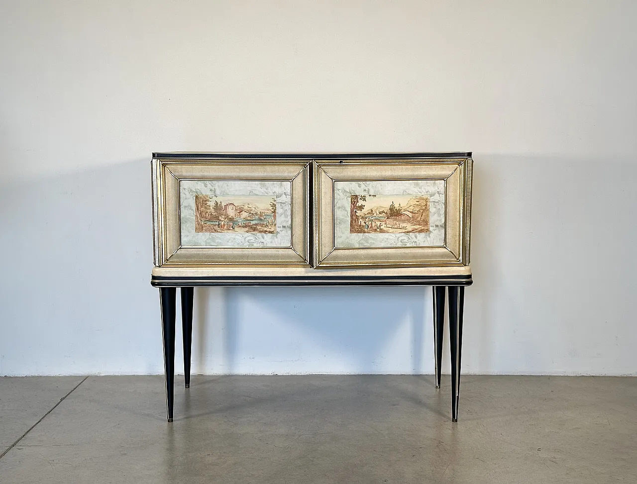 Radic and brsss table, 70s 1