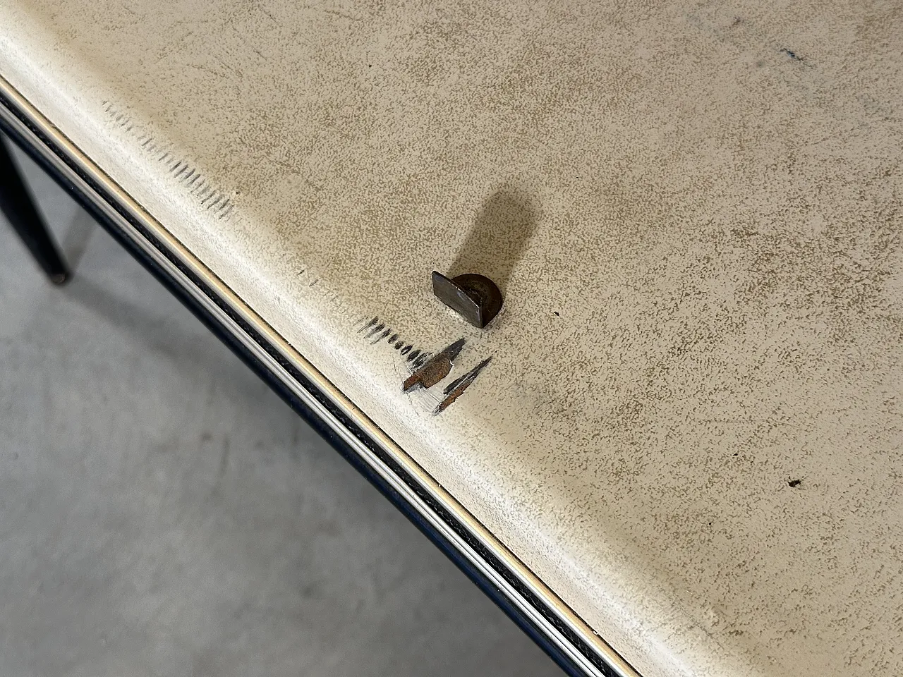 Radic and brsss table, 70s 10