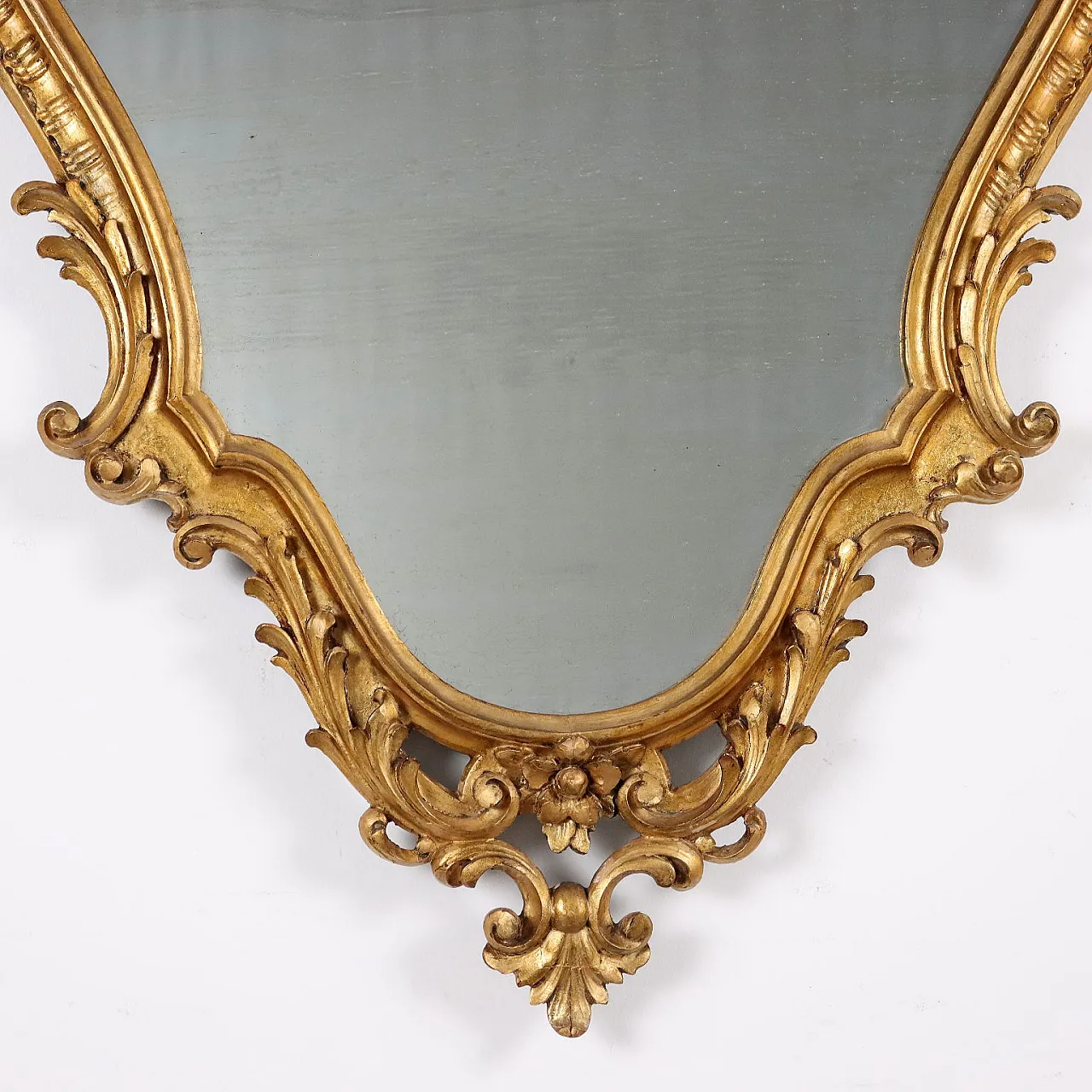 Specchio in stile rococò con tiglio dorato, '900 6