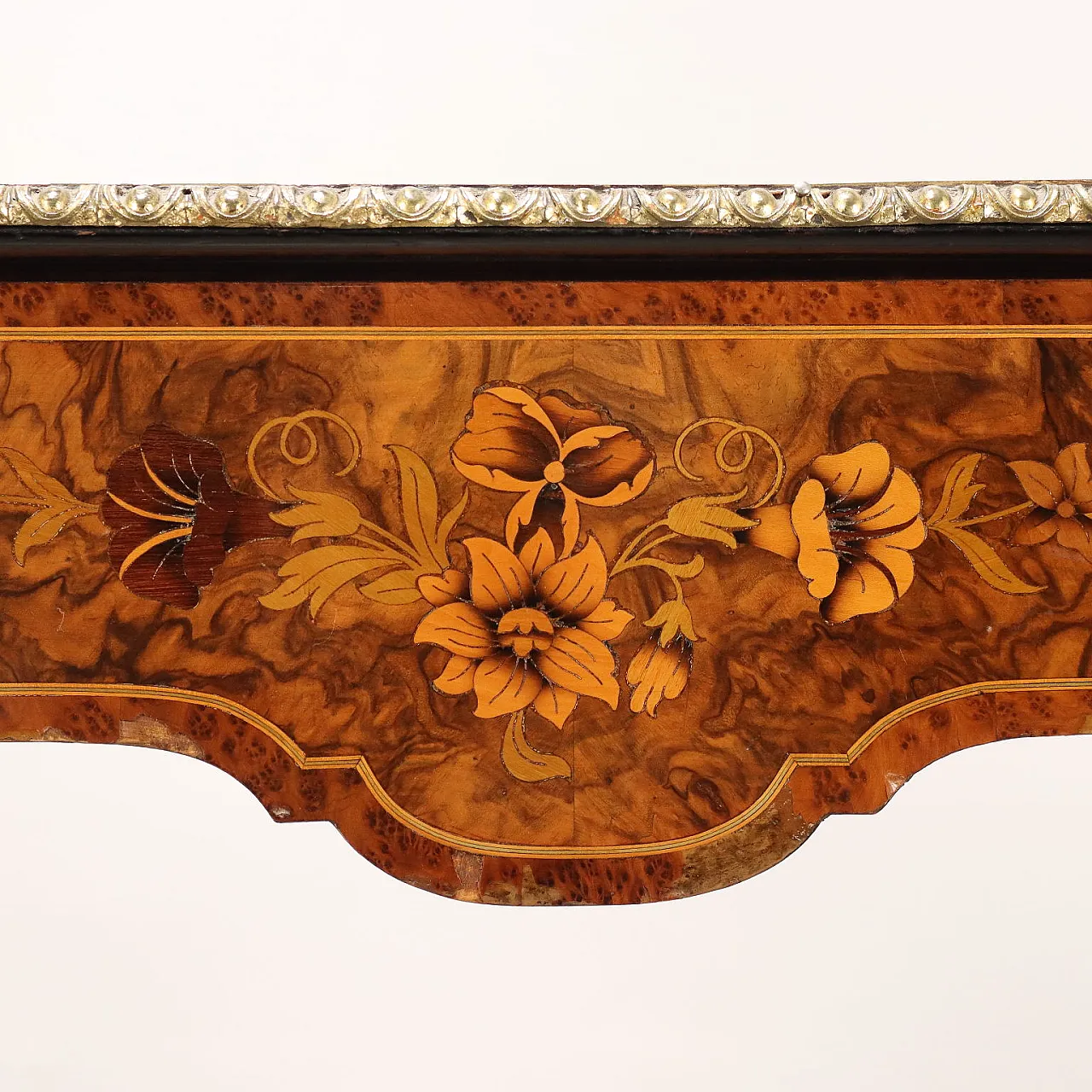 Walnut and maple burl desk by W.M. Johnson & Son, 19th century 7