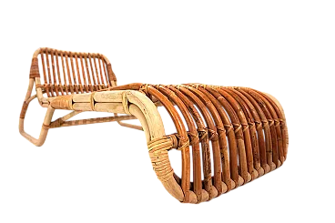 Lettino in bambù, 1970s